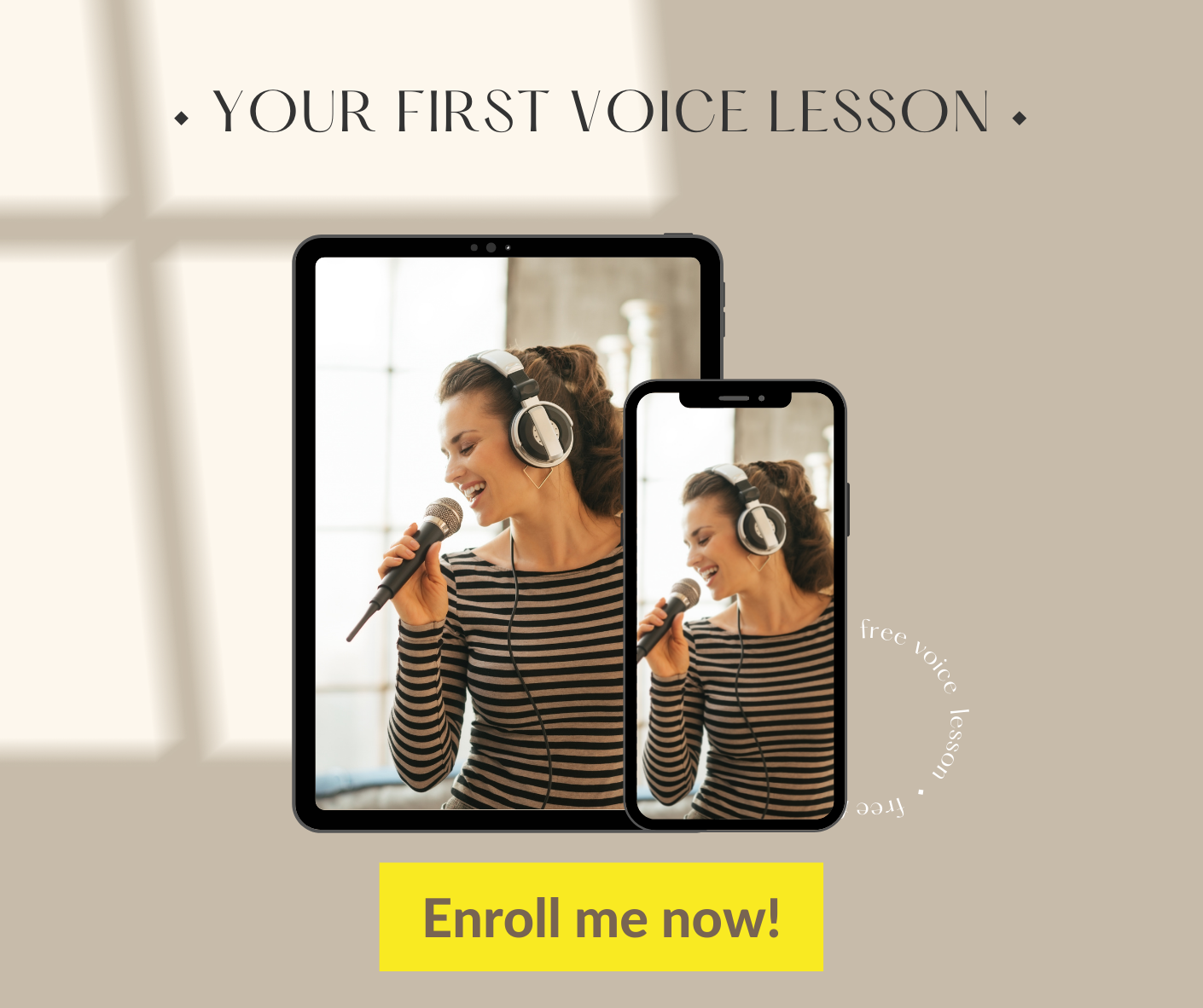 free voice lesson